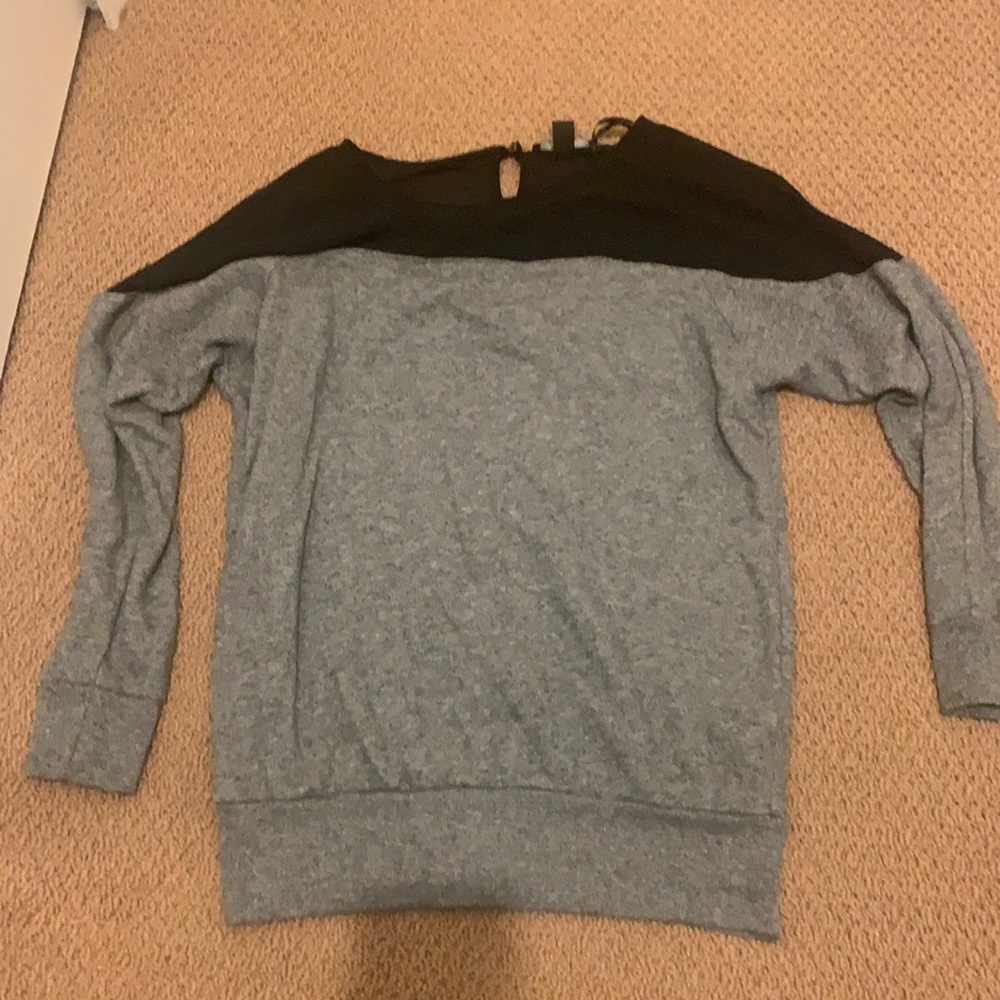Semi sheer sweater